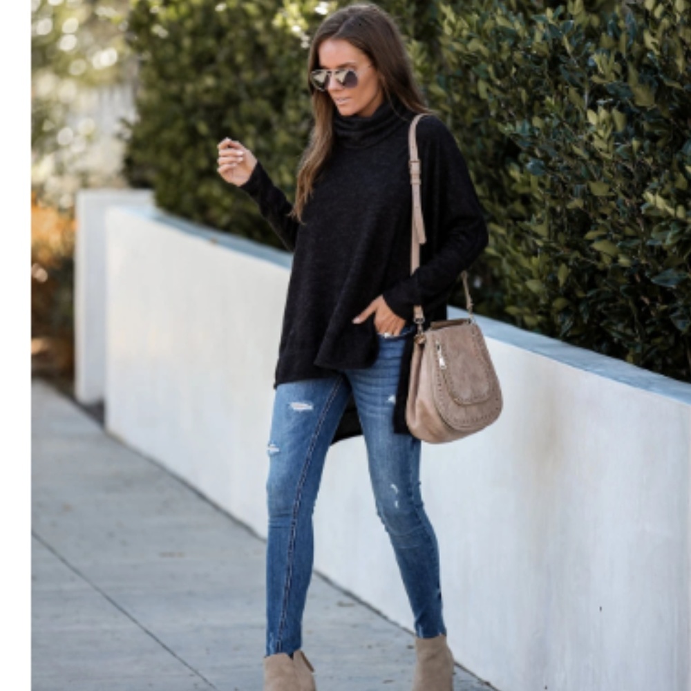 HALLY Cowl Neck Sweater